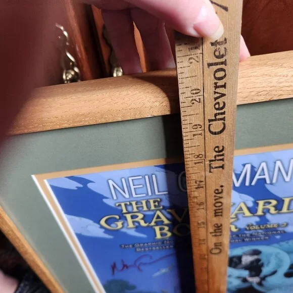 Neil Gaiman Signed Framed Graveyard Book Volume 2 Poster - Picture 3 of 6